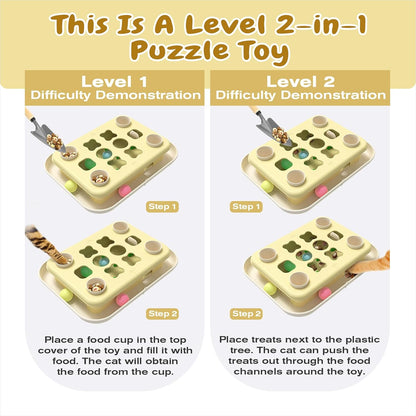 Cat Treat Puzzle Fun Box